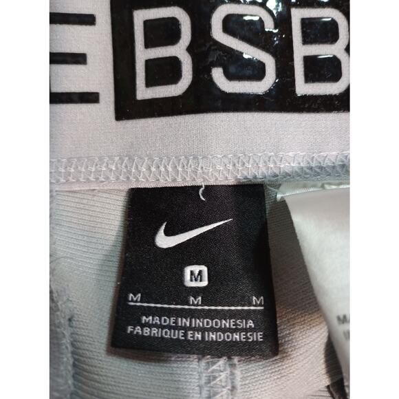 Nike Baseball Pants Mens Medium Gray BSBL Dri Fit Breathable Athletic Polyester - Picture 10 of 12